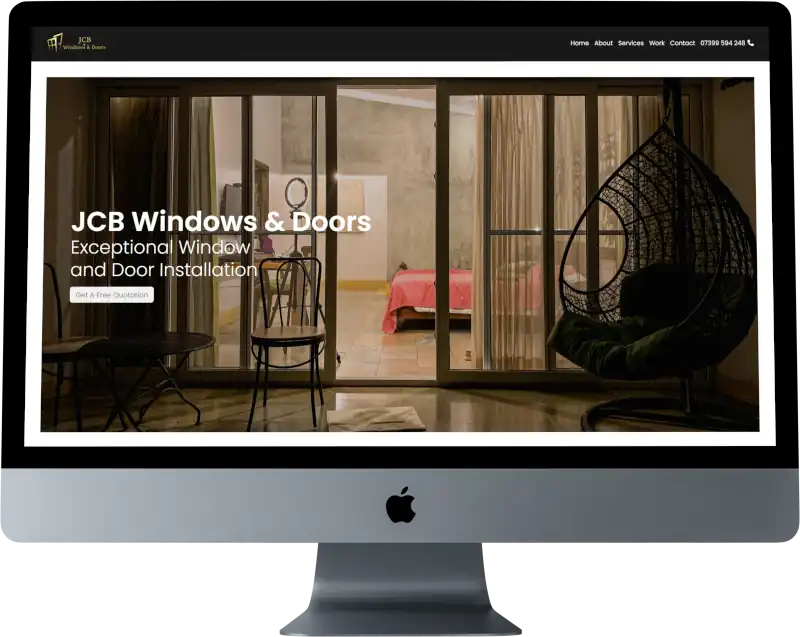 JCB Windows and Doors portfolio item.